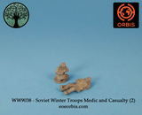 WW9038 - Soviet Winter Troops Medic and Casualty (2)