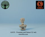 AA131 - Fountain and Statue I (1 set)