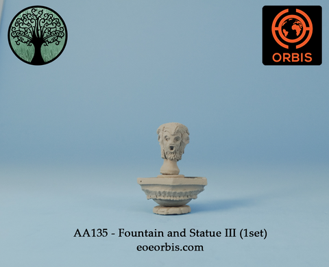 AA135 - Fountain and Statue III (1set)