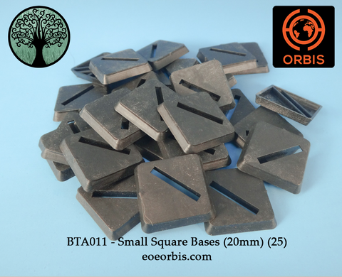 BTA011 - Small Square Bases (20mm) (25)