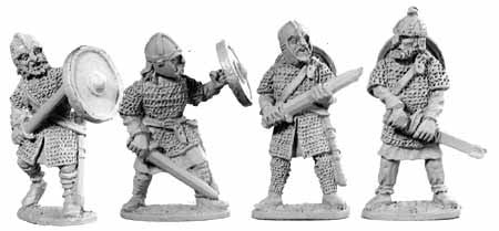 Saxon Huscarles with Swords (4)