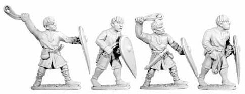 Normans Unarmoured with Slings (4)