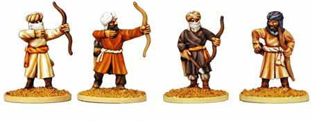 Warriors of Islam Infantry with Bows (4)