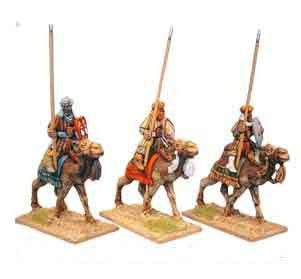 Warriors of Islam Camel Cavalry Light Armoured Spearmen (3)