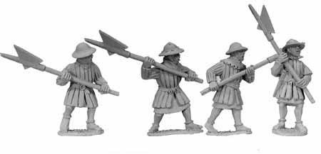 Early Infantry with Halberds (4)