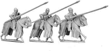 Cavalry Knights with Lances Lowered (3)