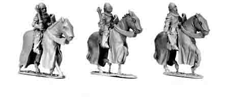 Cavalry Knights with 1-Handed Weapons (3)