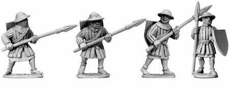Early Infantry Spearmen (4)
