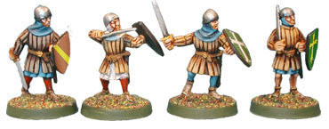 Swordsmen with Bascinets (4)