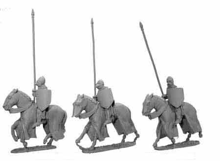 Late Knights Cavalry with Raised Lances (3)