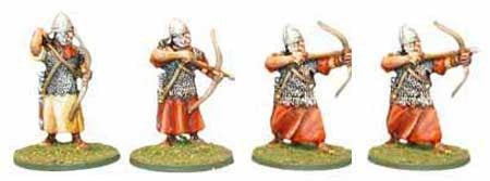 Auxiliaries Eastern Archers Various Poses (4)