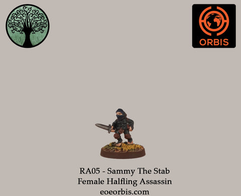 RA05 - Sammy The Stab - Female Halfling Assassin