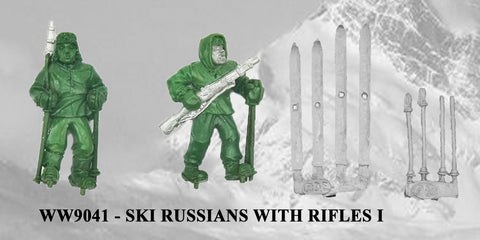 WW9041 - Russian Ski Troops with Rifles I