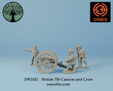 ZW1021 - British 7lb Cannon and Crew